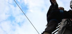 Teambuilding Valča horolezecký výcvik - zlaňovanie a streľba z kuše